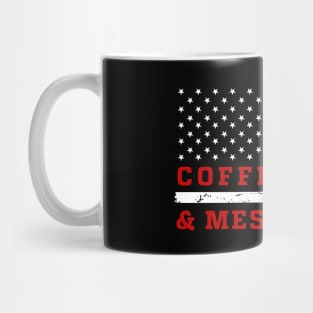 Coffee Guns and Messy Buns Mug